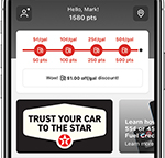 Texaco phone screen Texaco phone screen