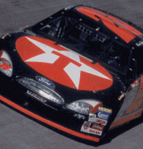 Texaco brand on car Texaco brand on car