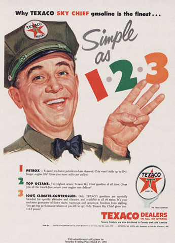 Texaco dealers ad Texaco dealers ad