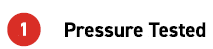 Pressure tested