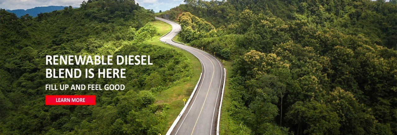 Header renewable diesel blend is here with car and driver
