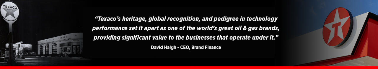 Texaco David Halgh Quote