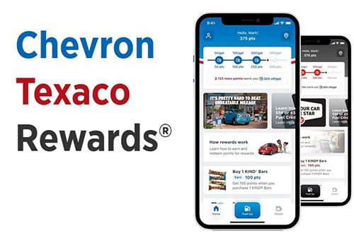 Chevron Texaco rewards mobile app